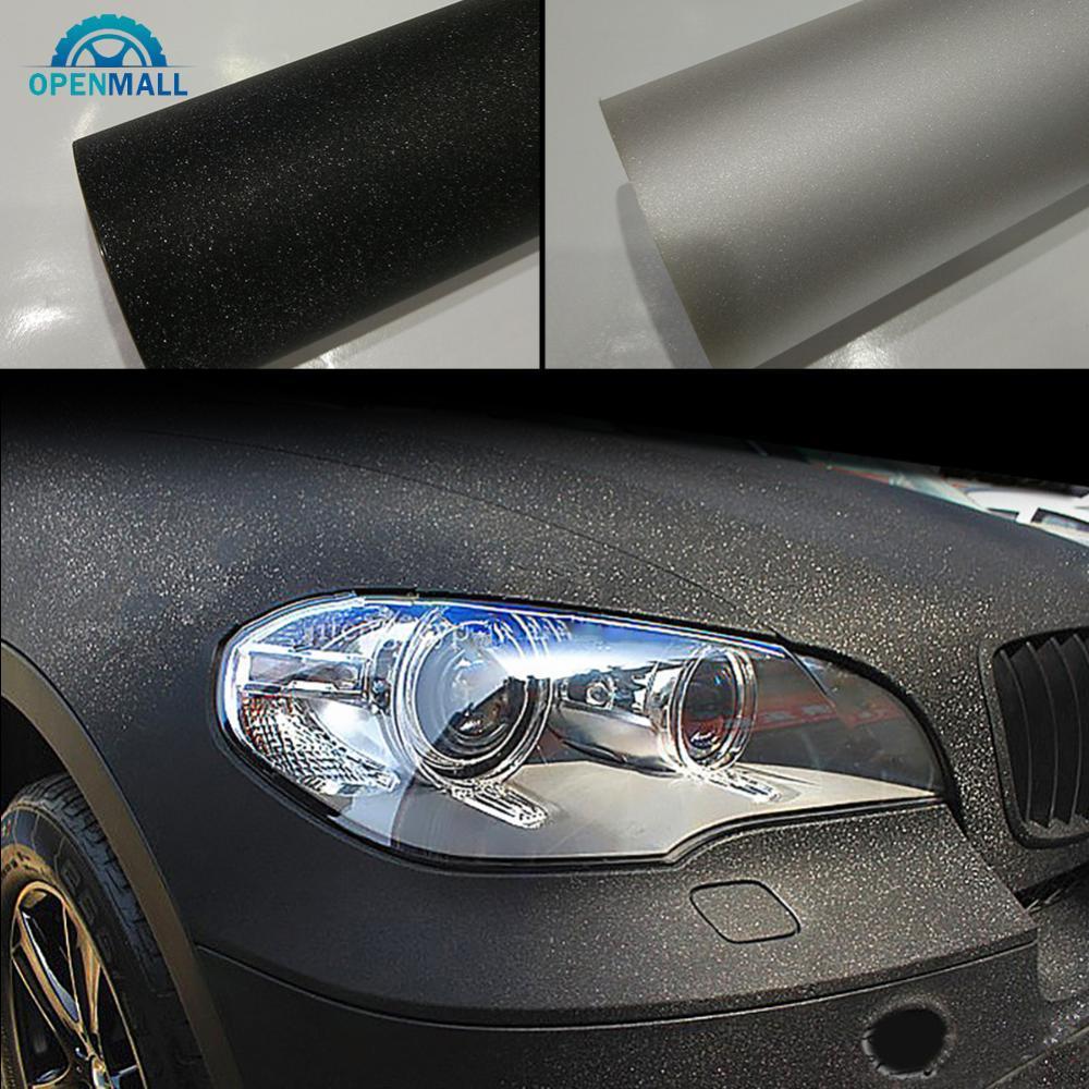 OPENMALL ฟิล์มห่อรถจัดแต่งทรงผม Body Glitter Decal Shiny Matte รถรถจักรยานยนต์เปลี่ยนสีฟิล์มตกแต่งอั