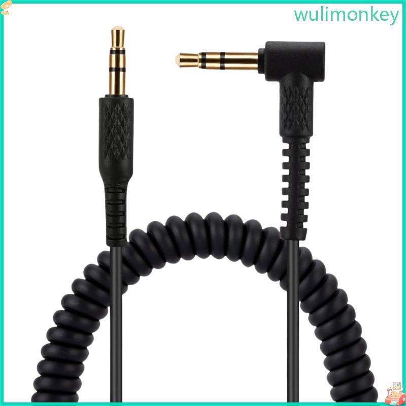 WU Durability 3 5 มม. หูฟัง Auxs สายเกลียวออกแบบสําหรับจอภาพ Major2 Major3