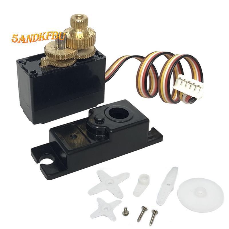 เซอร์โวเกียร์โลหะ 5 สายสําหรับ  144001 144002 124018 124019 ส่วนประกอบอัพเกรดรถยนต์ RC