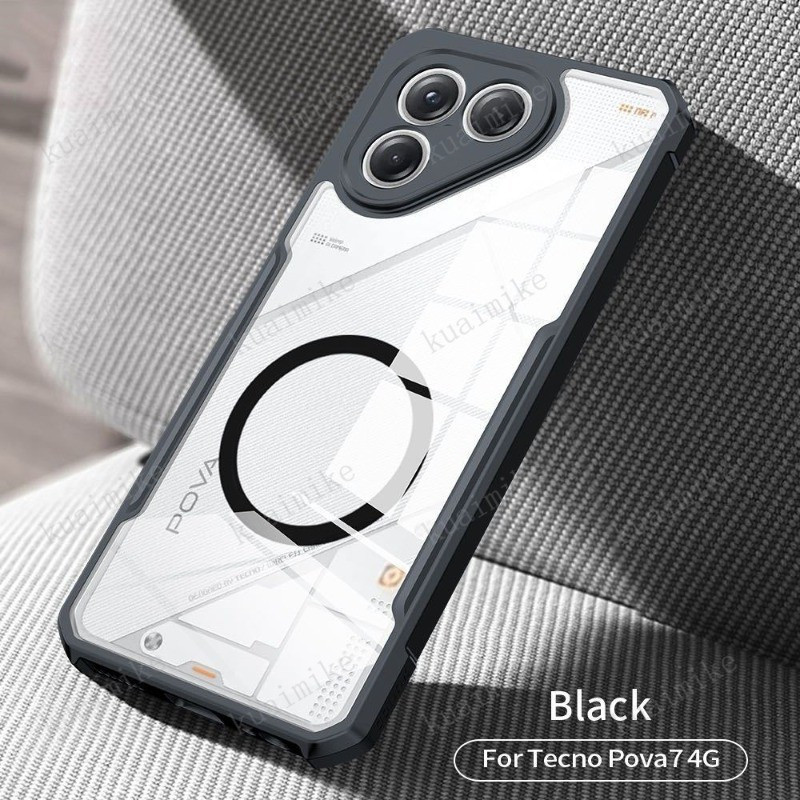 Tecno Pova 7เคสโทรศัพท์แม่เหล็กสําหรับTecno Pova 6 Neo 6 5 Pro Spark 40 30 10 Pro 30C 10C Go 2 1s 20