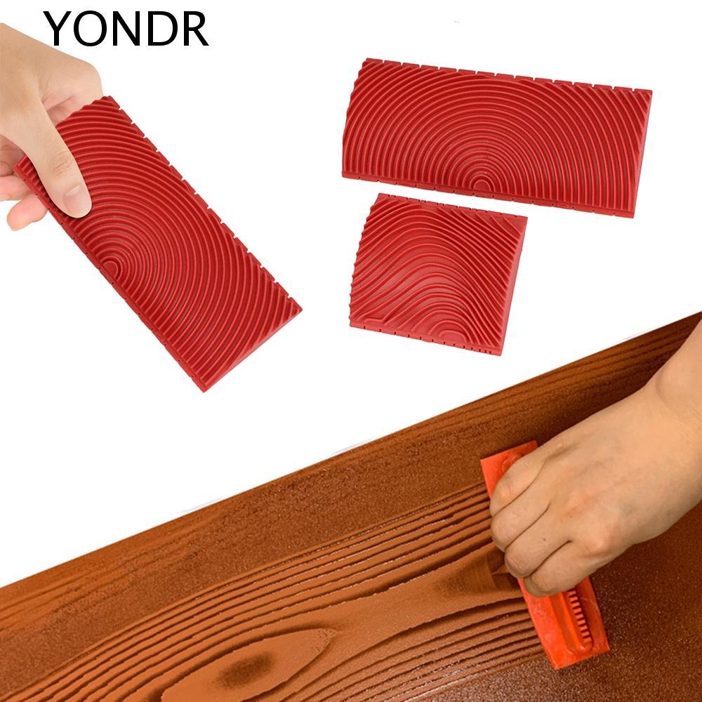 YONDR ภาพวาดผนังเครื่องมือ Wall Art DIY ภาพวาดในครัวเรือนลายไม้รูปแบบเลียนแบบแปรงลูกกลิ้ง