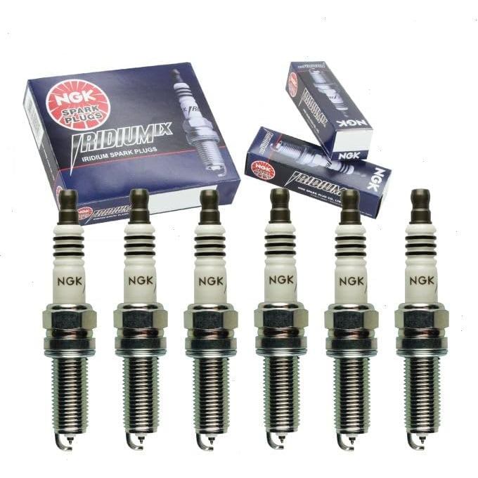 หัวเทียน NGK Iridium IX 6 ชิ้นเข้ากันได้กับ Mercedes-Benz C350 3.5L V6 2006-2011