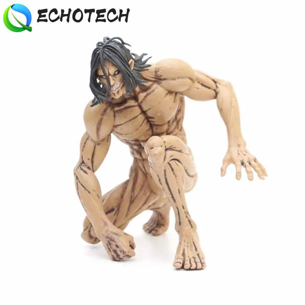 ECHOTECH Eren Yeager Action Figure อะนิเมะ 15 ซม.คอลเลกชันรูปปั้นFigurine POP UP PARADE Attack Titan