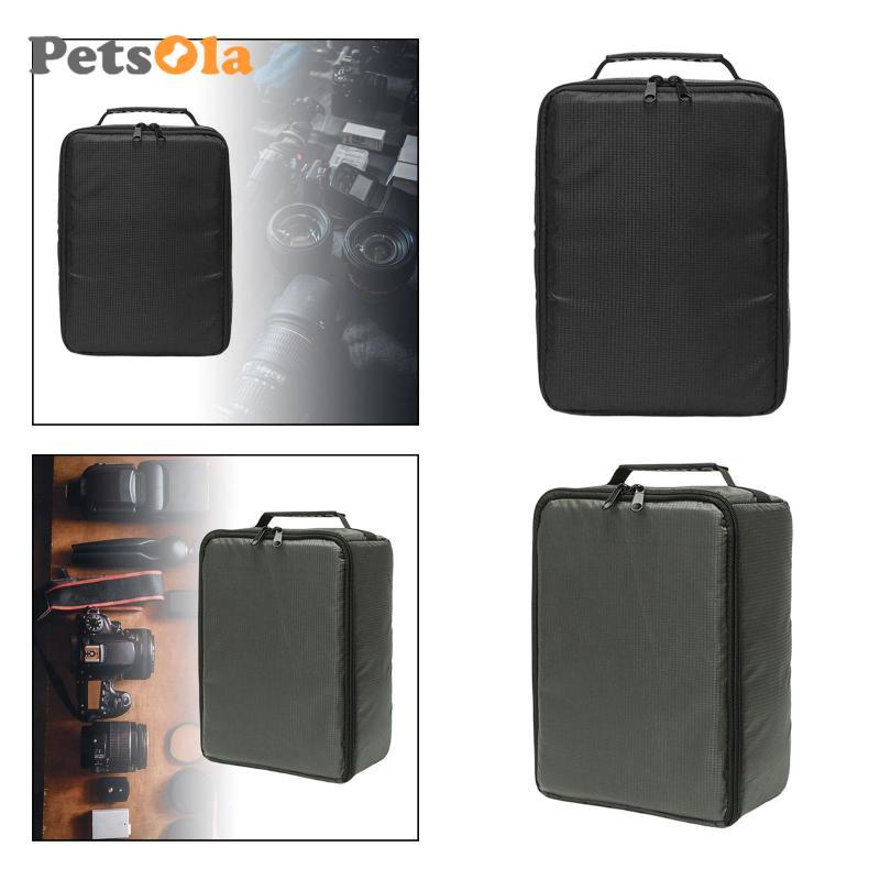 [คูลซู2] เคสกล้องกระเป๋ากล้องใส่กระเป๋าด้านในแบบพกพากันน้ํากันกระแทกสําหรับกล้อง DSLR เอสแอลอาร์ เลนส์