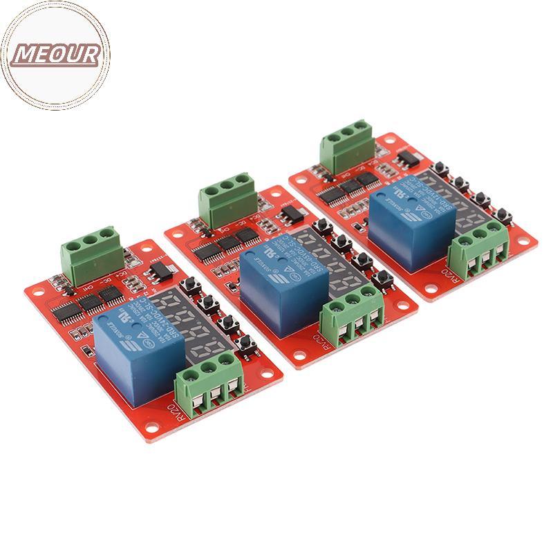 Meour FRM01 DC 5/12/24V 1 ช่องโมดูลรีเลย์มัลติฟังก์ชั่น Loop Delay Timer Switch VN