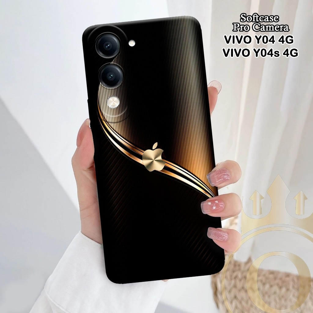 Softcase VIVO Y04 4G / Y04S 4G 2025 - SoftCase VIVO Y04 4G ล่าสุด - ORORA - Fashion Case Logo - Casi