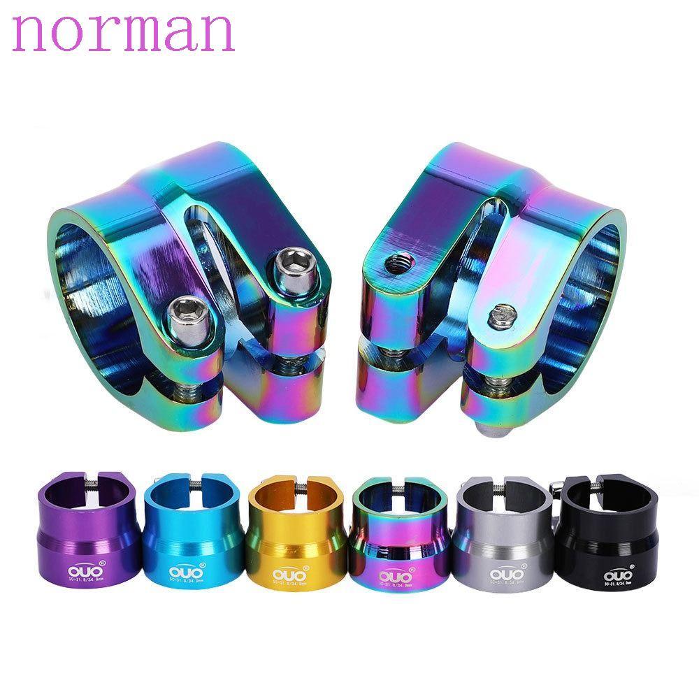 NORMAN จักรยาน Seatpost Clamp,อลูมิเนียม Seat Tube Lock Up Seat Tube Clamp, จักรยาน Seat Clip Fasten