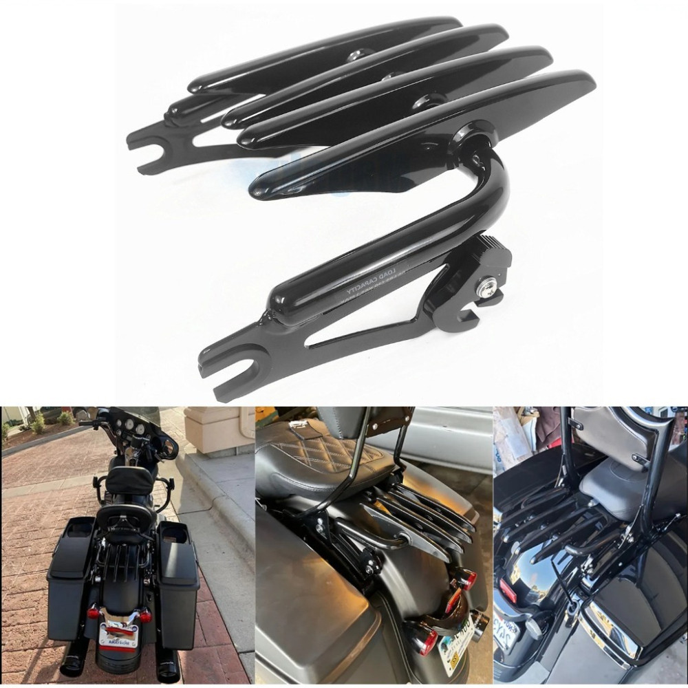 ที่ถอดออกได้ Two Up Stealth ติดตั้งกระเป๋าเดินทาง Fit Harley Touring Electra Glide Road King Street Glide Road Glide 2009-2025