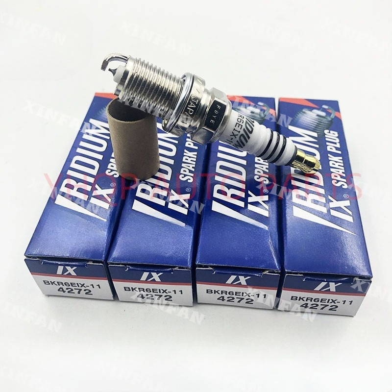 XF 4 ชิ้น/ล็อต BKR6EIX-11 4272 Iridium Power Spark Plug สําหรับ Toyota Lexus Suzuki Subaru BKR6EIX11