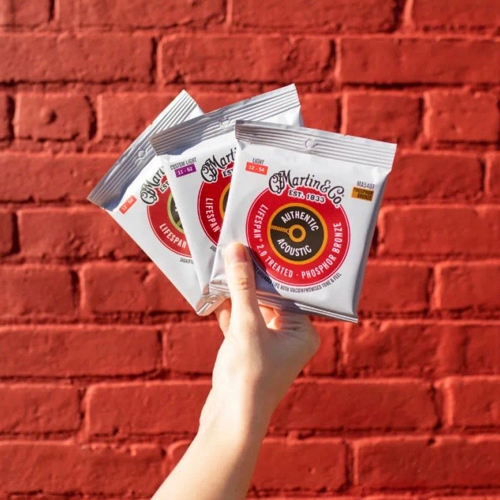 Dashu Music House Martin Martin MA540T สายกีตาร์โปร่งอะคูสติกชุดเต็มเรืองแสงทองแดงเคลือบสายกีตาร์