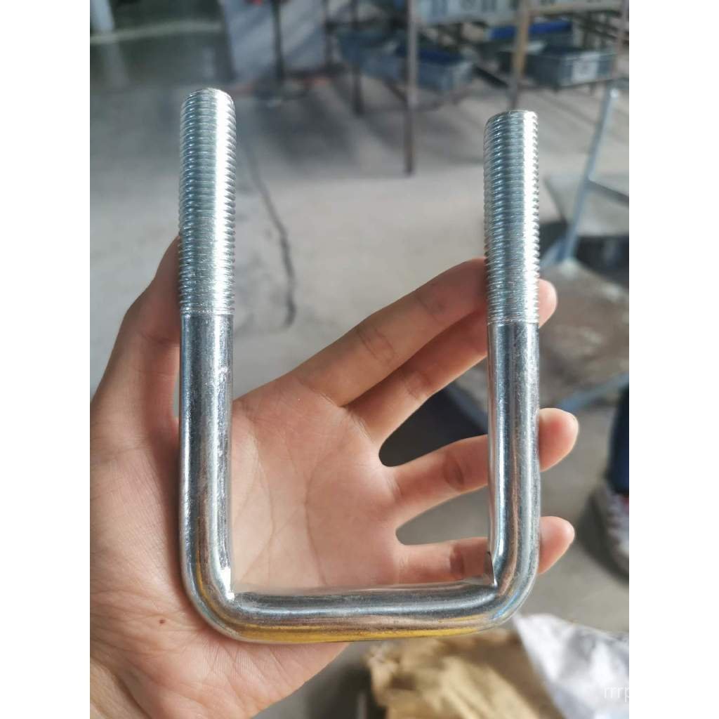 Clamp Square มุมขวา CLAMP Square Tube Square Clamp U Hoop สกรู M16u ประเภทคงที่ Tube Clamp Bolt Bolt