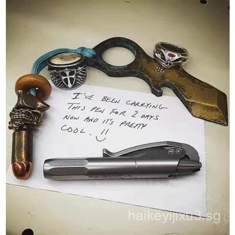 Industrial Retro Style Siphon Pen Handwriting Drawing Pen Micro Technology Titanium Alloy G2Refill E