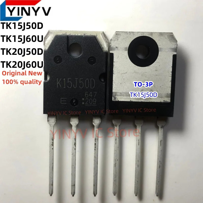 1-5PCS TK15J50D K15J50D TK15J60U K15J60U TK20J50D K20J50D TK20J60U K20J60U TO-3P ทรานซิสเตอร์ในสต็อก
