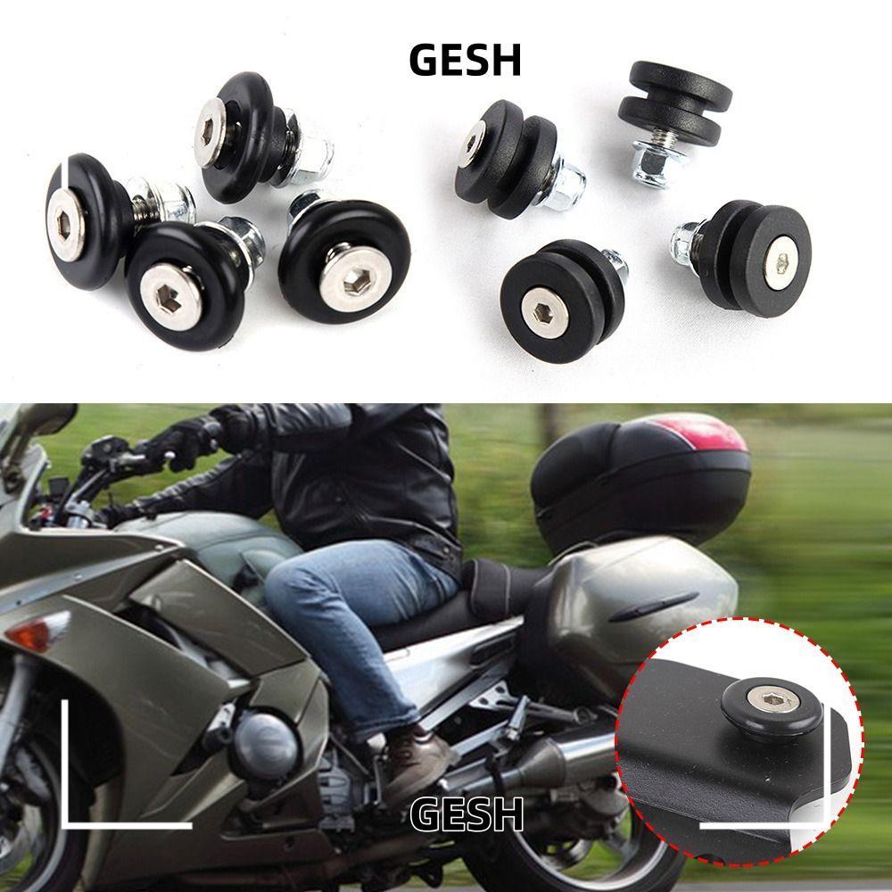 GESH 4PCS ด้านหลังกระเป๋าเดินทาง Bushing อลูมิเนียม Universal Trunk Bracket มอเตอร์อุปกรณ์เสริม