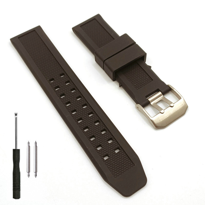 23 มม.LUMINOX แทนที่สายนาฬิกาซิลิโคน LUMINOX ยาง 3050 3080 3180 6400 Z4EJ