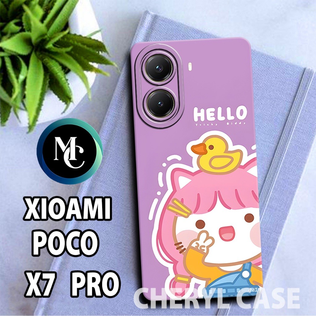 เคสยางสําหรับ Xiaomi Poco X7 PRO/CC40/CUTE Motif/เคส/เคส poco X7 PRO/softcase poco X7 PRO