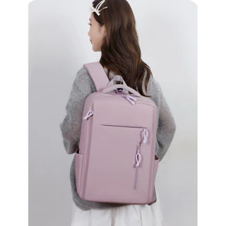 [สินค้าใหม่ปี 2025] กระเป๋าเป้สะพายหลังแฟชั่นสำหรับผู้หญิง กระเป๋าใส่โน้ตบุ๊กอเนกประสงค์ กระเป๋าเดินทางสำหรับธุรกิจ
