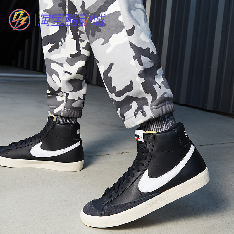 Nike Blazer Mid 77 Pioneer High-Top Sports Casual รองเท้าผ้าใบ BQ6806 DA4086 DQ7673