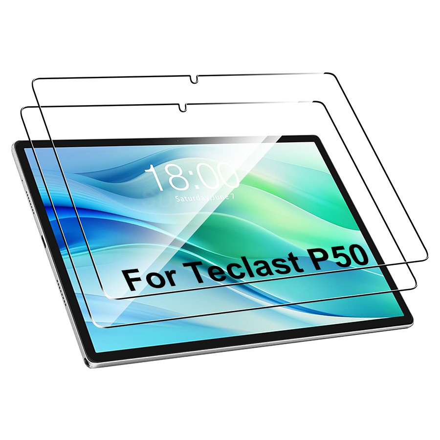 2PCS สําหรับ Teclast P50 2025 11 นิ้วกระจกนิรภัยป้องกันหน้าจอสําหรับ Teclast P50AI T50 Plus 11 "แท็บ