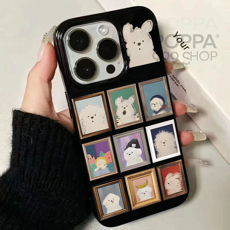 🐻‍❄️POPPA🐻‍❄️เคสมือถือ เคสไอโฟน กันกระแทก สําหรับ iPhone 17 16 15 14 13 12 11 PROMAX 16 15 14 7 8 PLUS X/XS XR XSMAX
