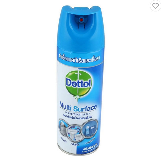สเปรย์ฆ่าเชื้ออเนกประสงค์ CRISP BREEZE DETTOL 450 มล.
