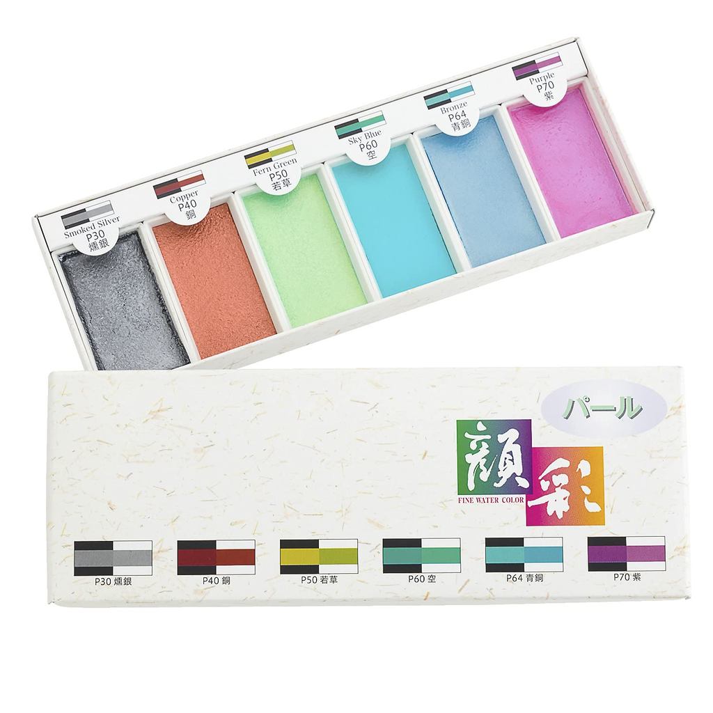 Bokuundo สีกันไซเพิร์ล ชุด 6 สี 15502【Direct from Japan】