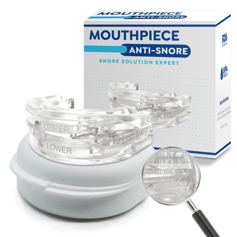 ปรับ Anti-Snoring ปาก Guard Mouthpiece อุปกรณ์ Sleeping Bruxism Snoring Stopper ปรับปรุง Sleep Mouth