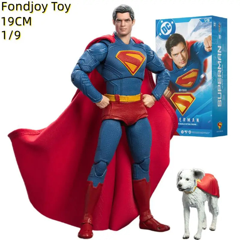 2025 Fondjoy David Corenswet Superman Action Figure 1/9 ใหม่ Supermanfigure Pvc Joint Movable ของเล่