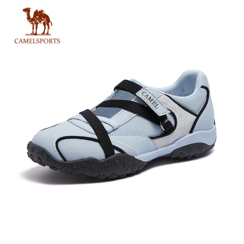 CAMEL SPORTS Retro Mary Jane รองเท้าผ้าใบบัลเล่ต์สไตล์รองเท้าเทรนเนอร์เยอรมันสําหรับวิ่งลําลอง