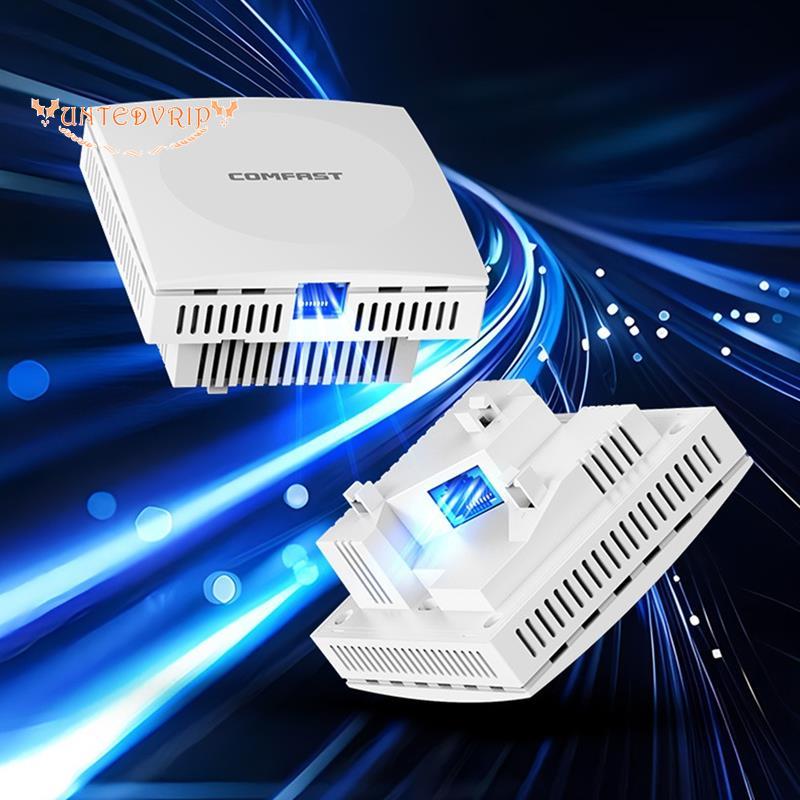 [Quick U] AX1500 Wifi 6 Access Point - Dual-Band 2.4/5.8G Gigabit Inwall AP, OFDMA -MIMO สําหรับครอบ