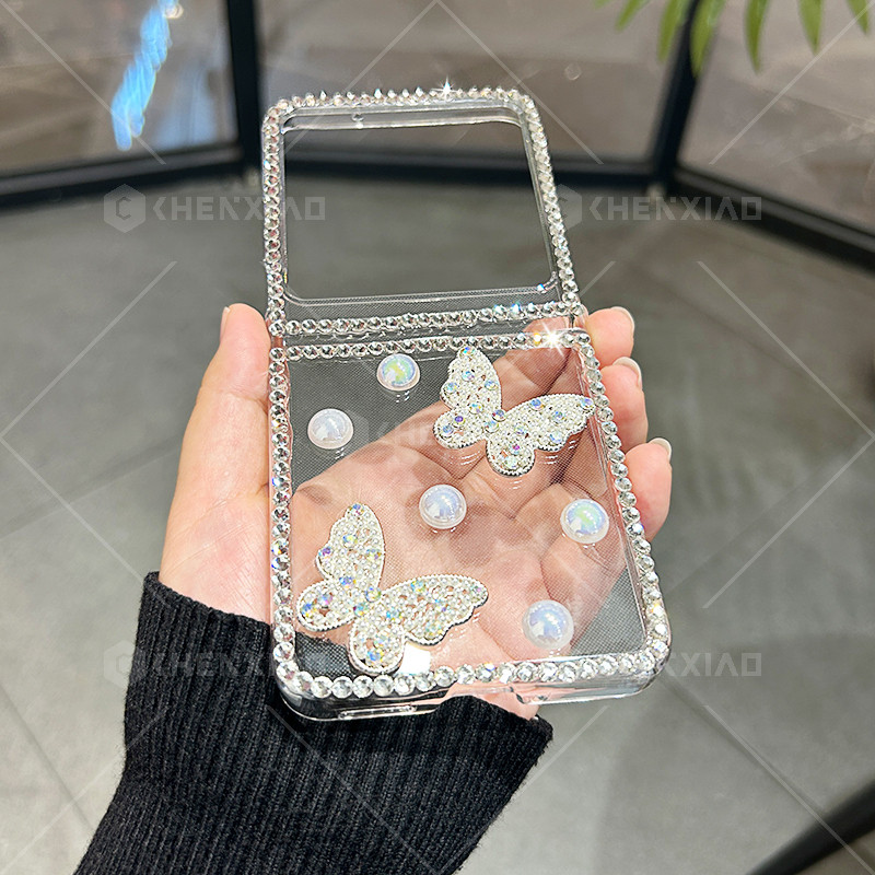 แฟชั่นผีเสื้อเพชร Shining Casing สําหรับ Infinix Zero รูปที่ 5