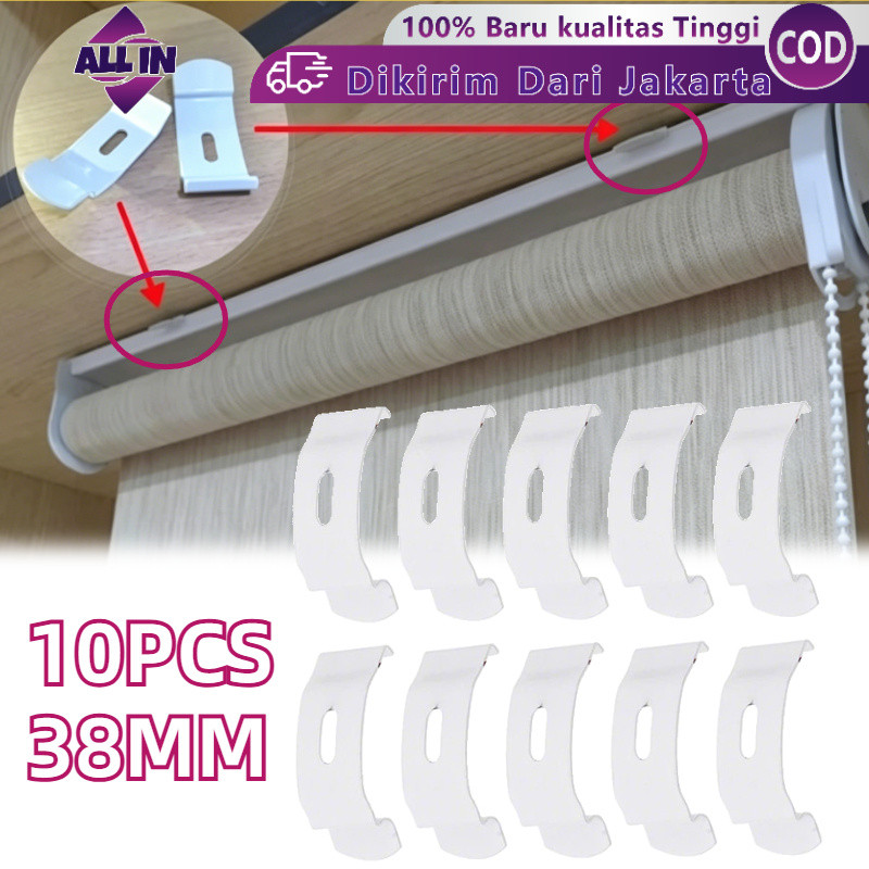 10PCS Roller Blind Bracket คลิป 38 มม./คลิปวงเล็บ Roller Blind/วงเล็บ Roller Blind