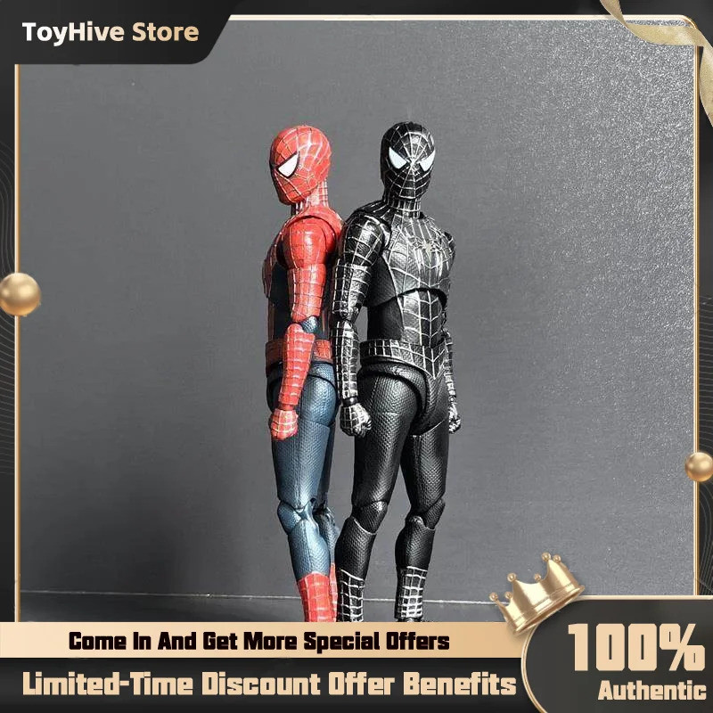 Ct Spider-Man Shf คลาสสิก Tobey Magueire Spiderman Shf อะนิเมะ Action Figures รูปปั้นFigurine คอลเลก