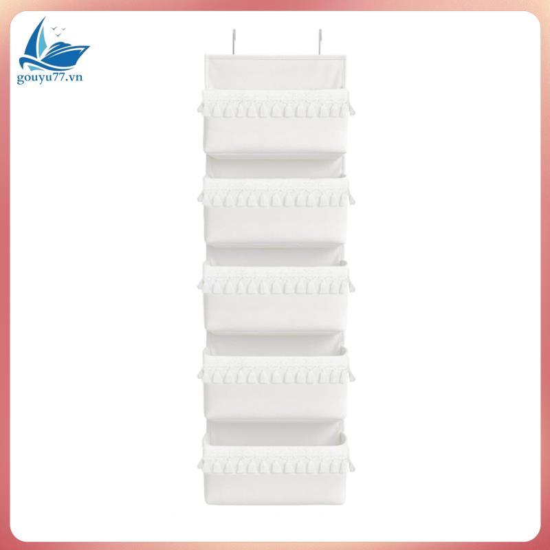 Over the Door Organizer 5 กระเป๋าแขวนสไตล์ Boho Nursery Decor over Door Storage Solution