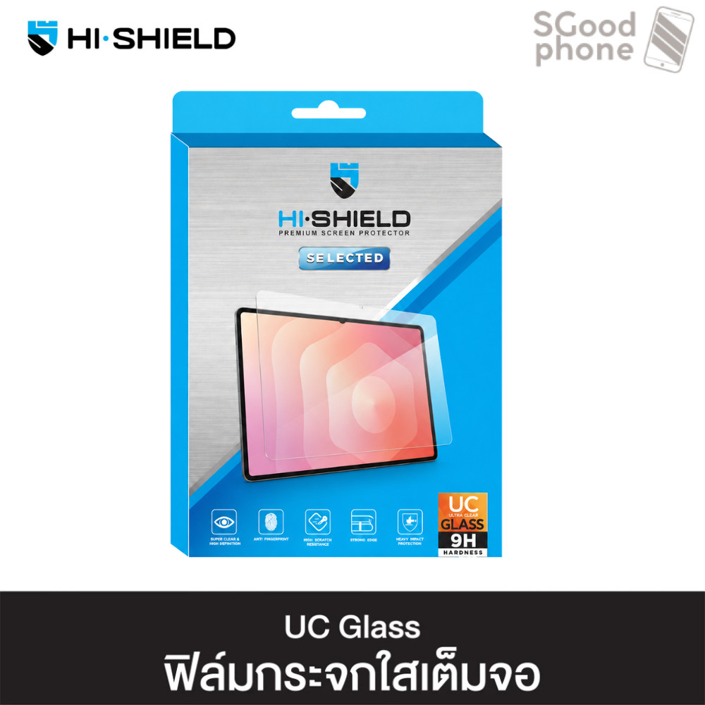 Hishield Selected ฟิล์มกระจกนิรภัย For Samsung Tab A11 /S11 Ultra /S10 Lite /S10FE /S10Ultra/S9Ultra
