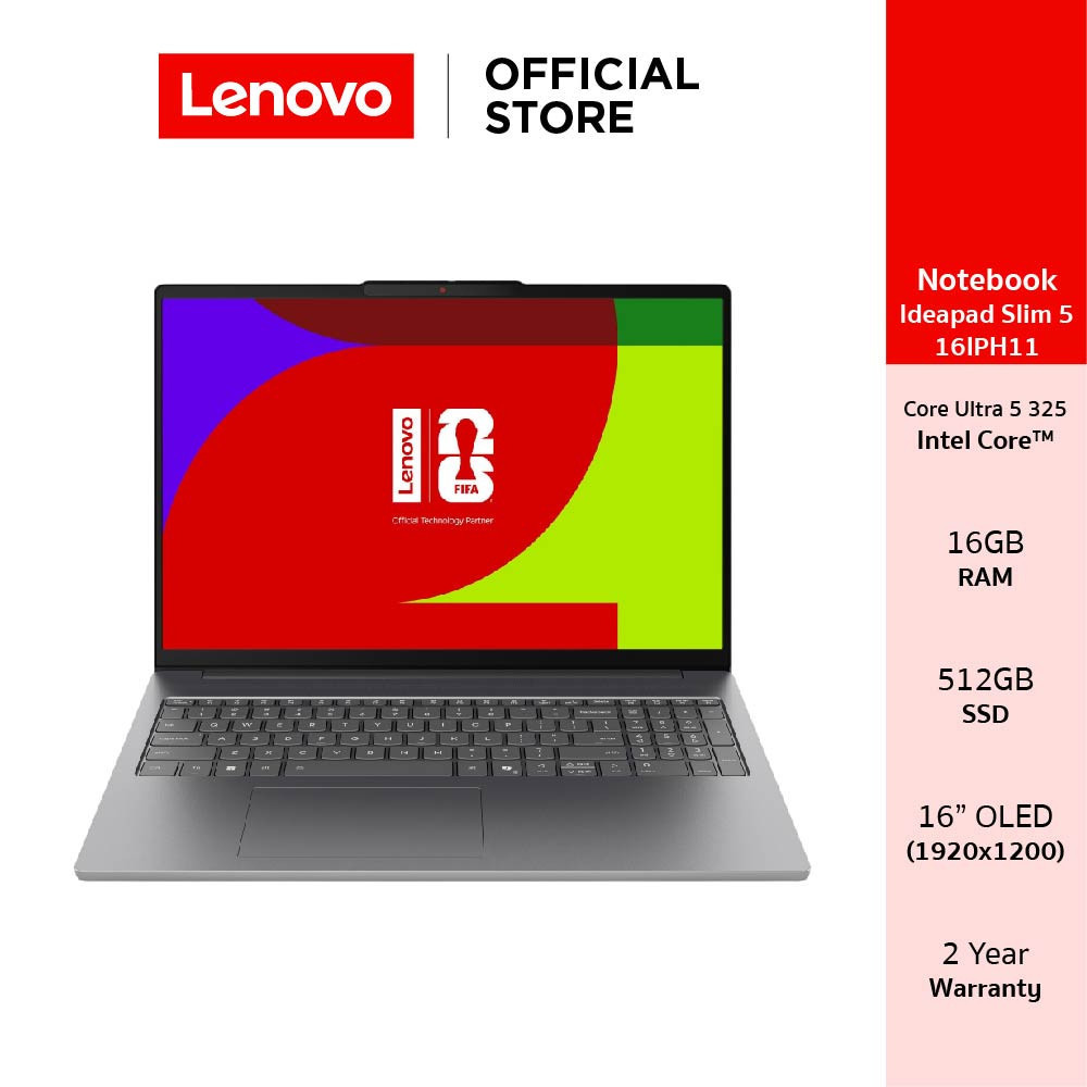Lenovo Ideapad Slim 5 16IPH11(83S6001GTA)Notebook Intel Core Ultra 5 325 RAM 16Gb SSD 512GB 16" OLED
