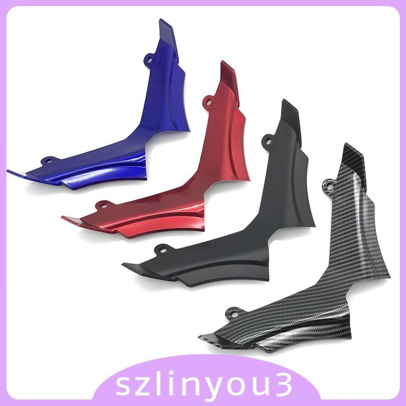 [Szlinyou3] ABS พลาสติกแฟริ่งหน้าปีกคาร์บอนไฟเบอร์สไตล์รถจักรยานยนต์ Winglet สําหรับ Yamaha MT15 201