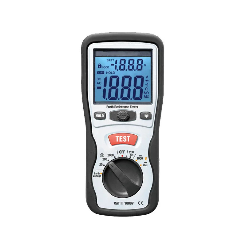 ยี่ห้อใหม่ Professional LOOBO DT-5300B Earth Resistance Tester AC/DC เครื่องตรวจจับแรงดันไฟฟ้าพร้อมร