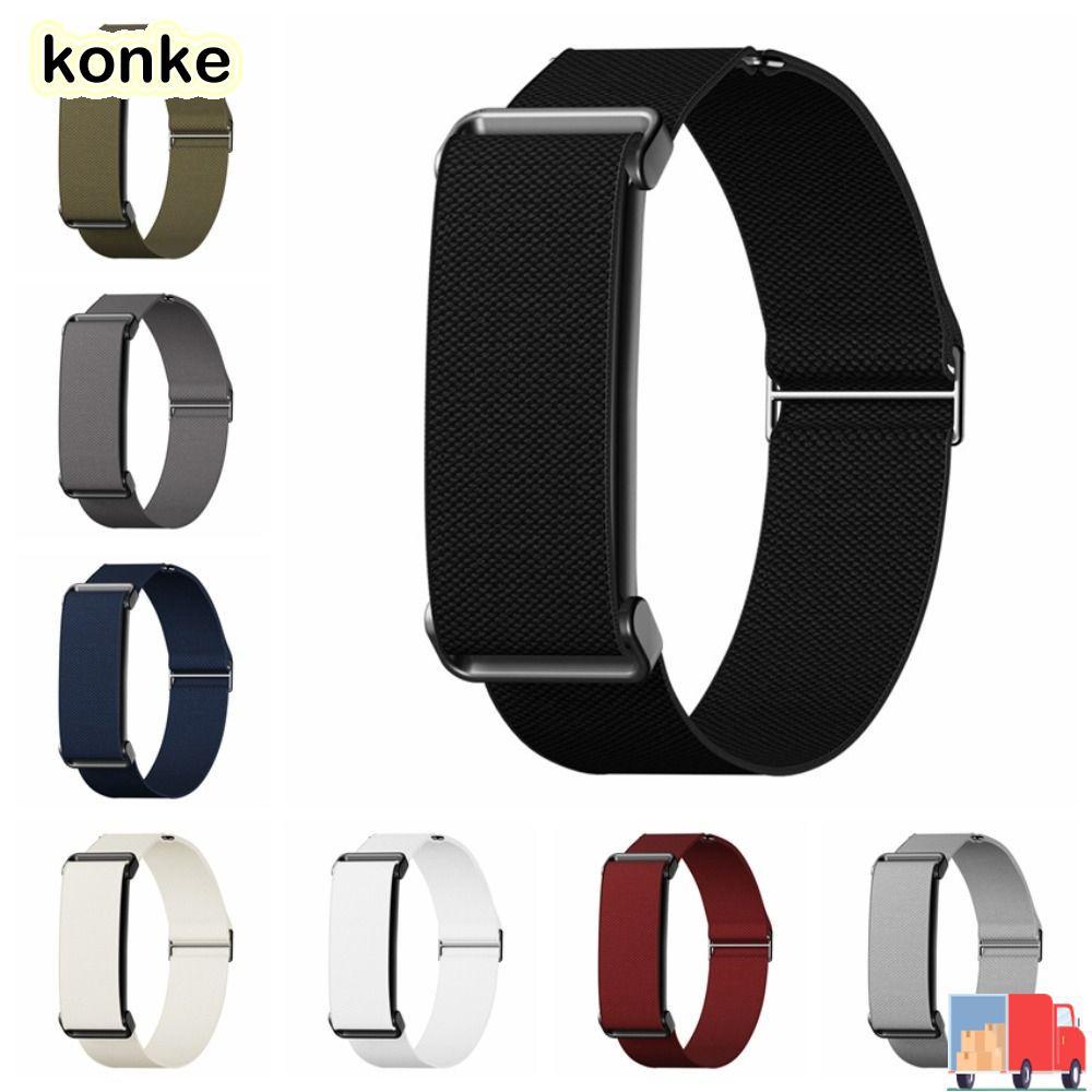 KONKE Sport Band, Nylon Elastic Fitness Tracker Strap, Breathable Soft Adjustable Bicep Band สําหรับ Google Fitbit Air สําหรับผู้หญิงผู้ชาย