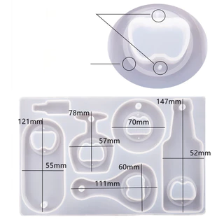 🇹🇭พร้อมส่ง | แม่พิมพ์ซิลิโคนที่เปิดขวด ที่เปิดขวดเบียร์ Bottle Opener Resin Mold สำหรับเรซิ่น DIY