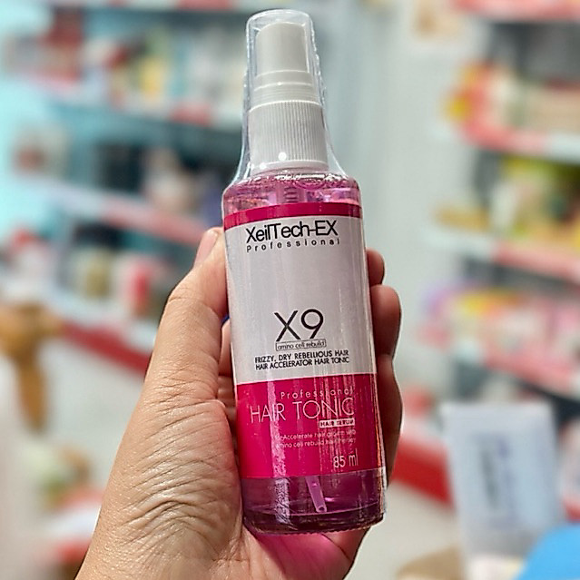 XEILTECH-EX X9 Amino Cell Rebuild Hair Tonic Hair Serum 85ml เซรั่มเร่งผมยาว บำรุงรากผม ลดผมร่วง
