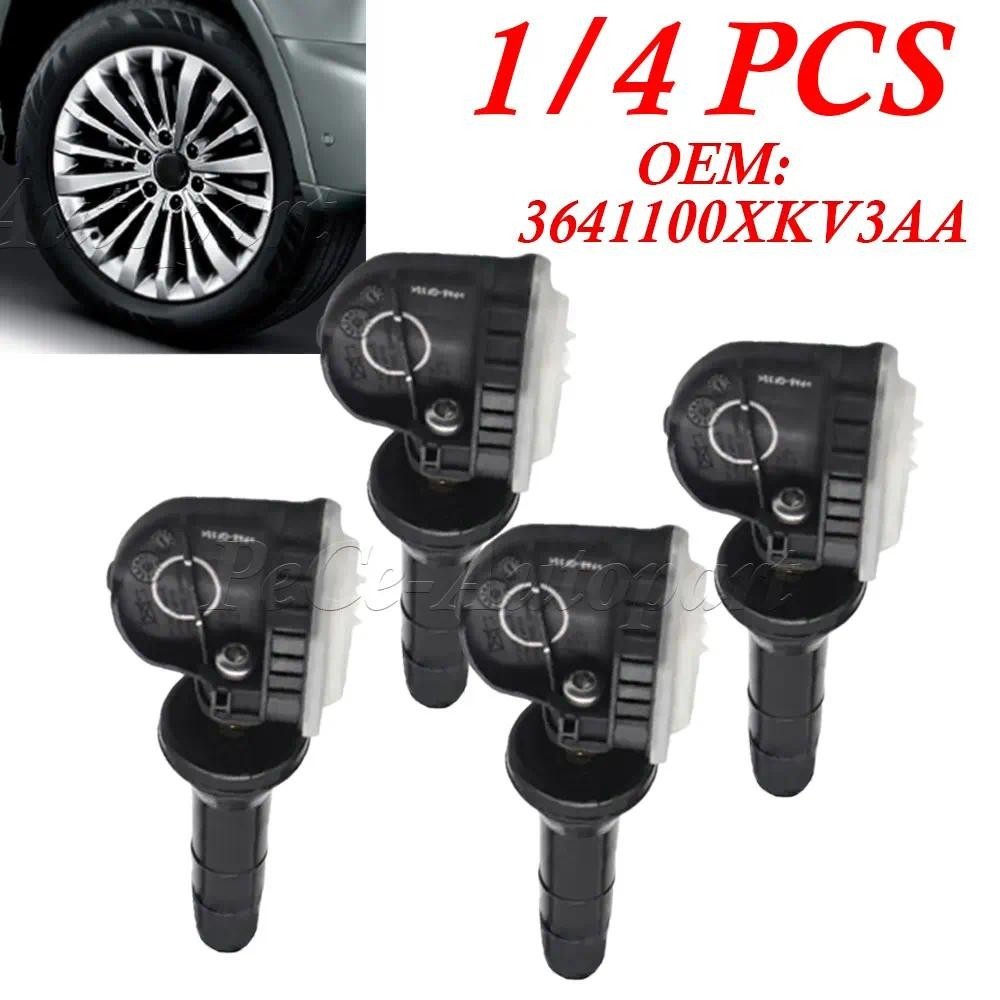 1/4ชิ้น 3641100XKV3AA รถเซ็นเซอร์ความดันยาง 433MHz TPMS ชุดสําหรับกําแพง HOVER H5 WINGLE 5 C30 ถัง 3
