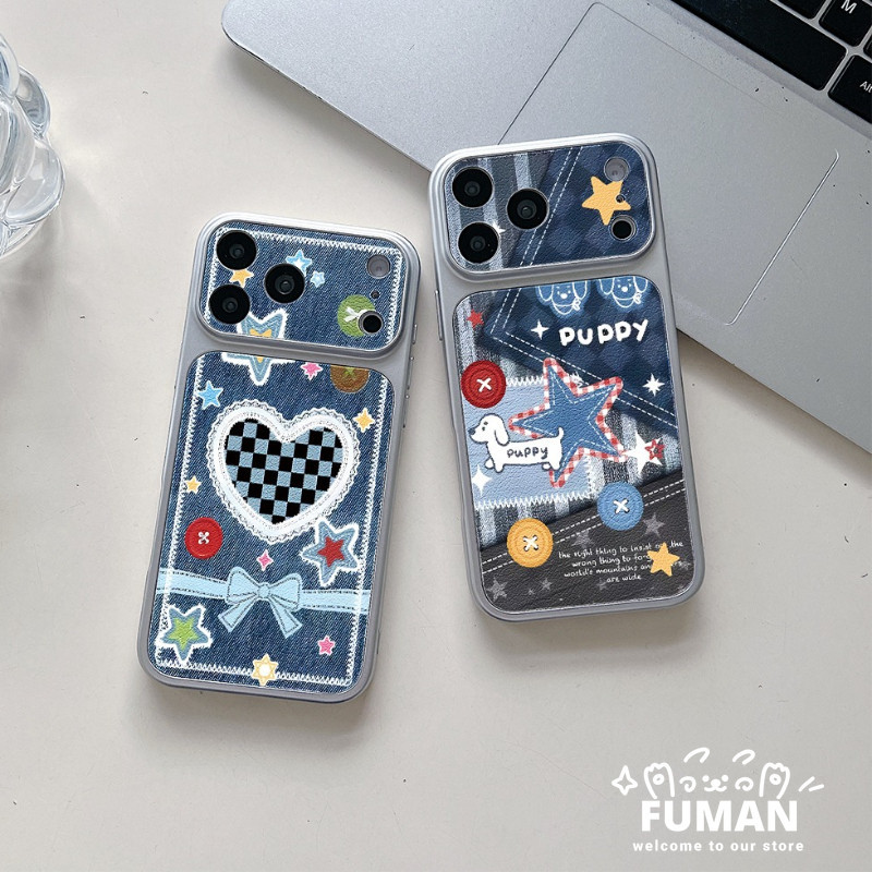 น่ารักหัวใจกางเกงยีนส์เคสโทรศัพท์สําหรับOPPO A98 A96 A80 A60 A79 A78 A77 A76 A58 A57 A56S A54S A95 A