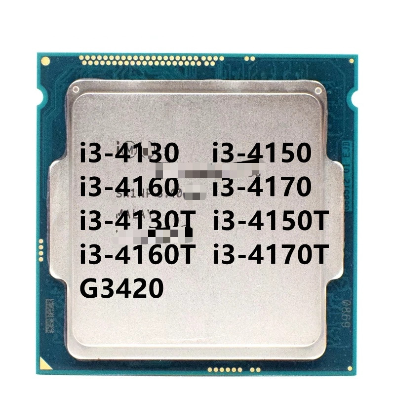 I3 4130 i3-4150 i3-4160 i3-4170 i3-4130T i3-4150T i3-4160T i3-4170T G3420 ซ็อกเก็ต LGA 1150 CPU โปรเ
