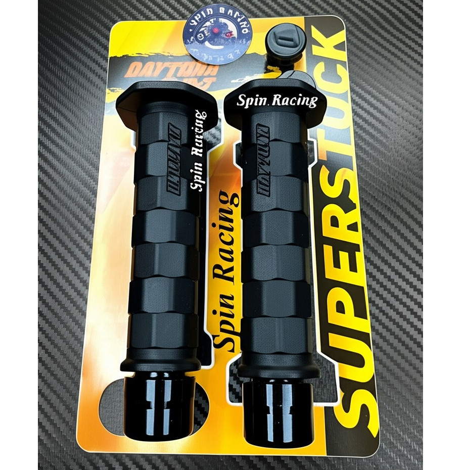 ORIGINAL PLUS Original Octagon Daytona Handgrip Plus Universal Chrome Pcx แฮนด์ Jalu สําหรับ All Beat, Mio, Vario, Scoopy, Jupiter, Supra Motorcycles