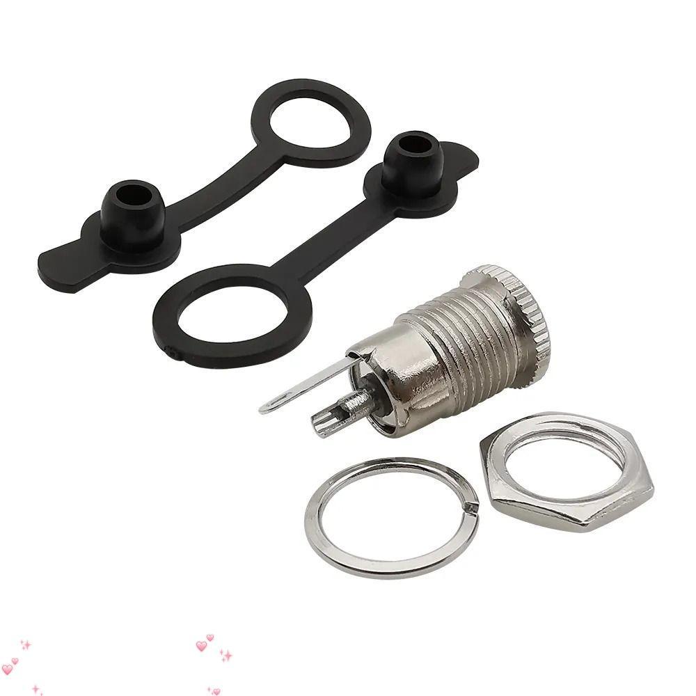 AULORAMT DC Jack Adapter, 5.5 x 2.1 มม.DC-099 DC Power หญิงซ็อกเก็ตแจ็ค,โลหะคุณภาพสูงทนทาน DC-099 ปล
