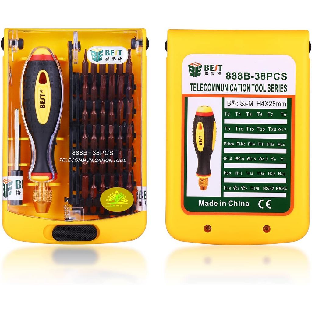 BST-888B ชุดไขควงความแม่นยําแม่เหล็กที่แข็งแกร่งสําหรับแล็ปท็อปคอมพิวเตอร์ซ่อม-LEAN ON US