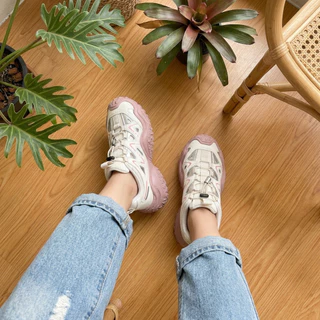 รองเท้าผ้าใบ ไซส์ใหญ่ สไตล์สปอร์ต พื้นนิ่ม กันลื่น ลําลอง ระบายอากาศ ใส่สบาย เหมาะกับเดินป่า พร้อมส่ง ไซซ์ 36-44
