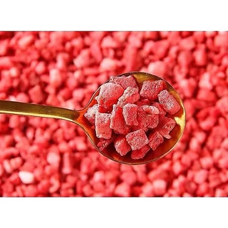 [ZC] สตรอว์เบอร์รี่อบแห้ง Freeze Dried Strawberry 🍓 ผลไม้เสริมวิตามินสำหรับสัตว์เลี้ยงฟันแทะทุกชนิด ขนาด 17 g.