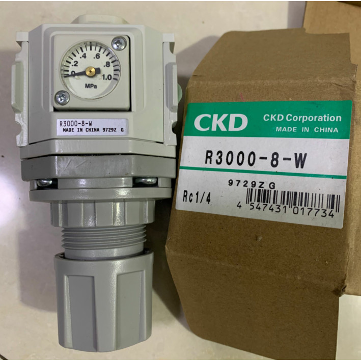 วาล์วลดแรงดัน CKD ดั้งเดิม R3000-8-W R3000-10-W ของแท้ R3000-10-W-T8 R3100